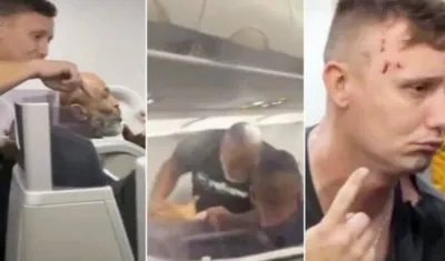 La víctima recibió atención médica en el aeropuerto, tras recibir golpes de Mike Tyson.