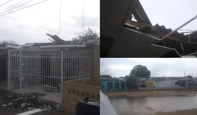 Viviendas destechadas. 