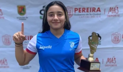 Sharid Fayad, corredora del Atlántico. 