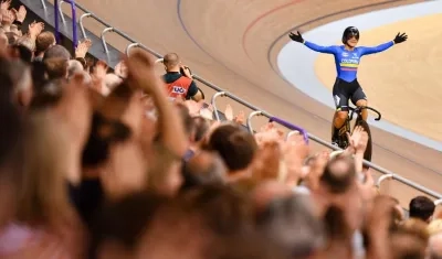 Martha Bayona, ciclista colombiana. 