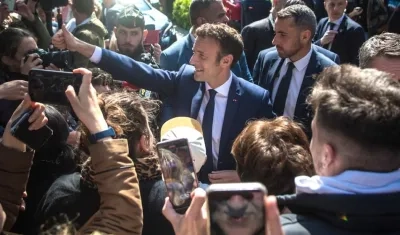 Emmanuel Macron, Presidente reelecto de Francia.