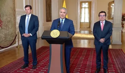 El Presidente de la República, Iván Duque.