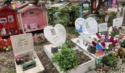 El cementerio de mascotas más antiguo de Italia tiene cerca de mil tumbas de animales de todo tipo.