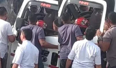 El conductor aprisionado.