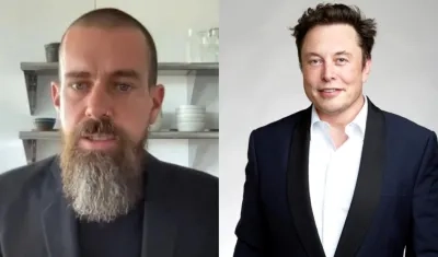 Jack Dorsey y Elon Musk.
