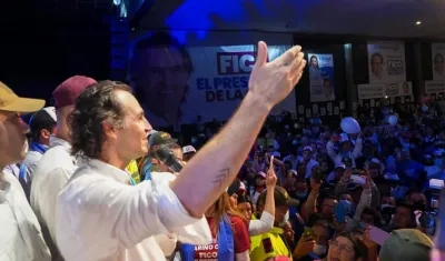 El candidato Fico Gutiérrez.