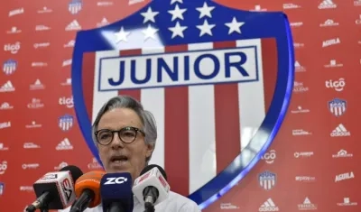 Alejandro Arteta, presidente del Junior de Barranquilla.