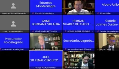 Audiencia de solicitud de preclusión a investigación a Álvaro Uribe