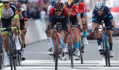 Daniel Felipe Martínez, ciclista colombiano. 