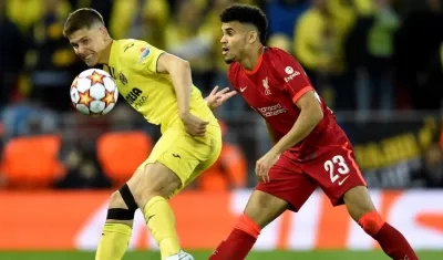 Luis Díaz fue uno de los mejores jugadores del partido. 