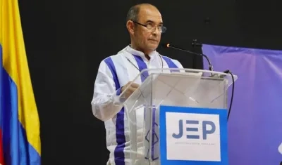 El general Paulino Coronado, en audiencia.