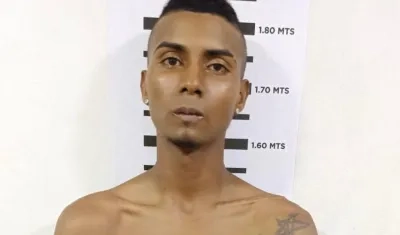 John Harold Zuñiga Niebles, el imputado.