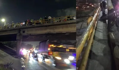 El homicidio ocurrió encima del puente de la 30 con Circunvalar.