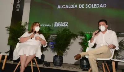 El alcalde Rodolfo Ucrós en la rendición de cuentas. 