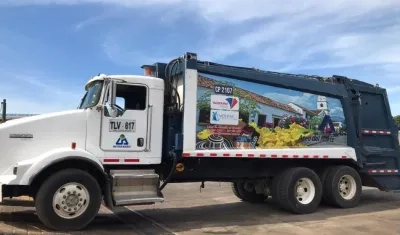 Camiones de basura en Valledupar. 