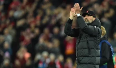 Jürgen Klopp, técnico de Liverpool. 