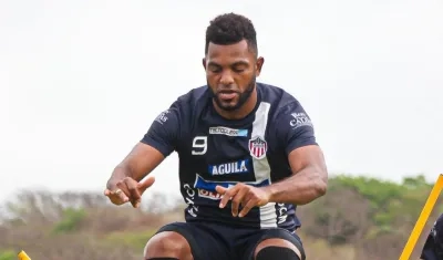 Miguel Ángel Borja, delantero de Junior. 