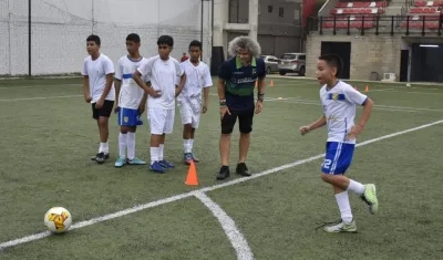 Carlos 'el Pibe' Valderrama.