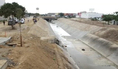 Así quedó la obra.