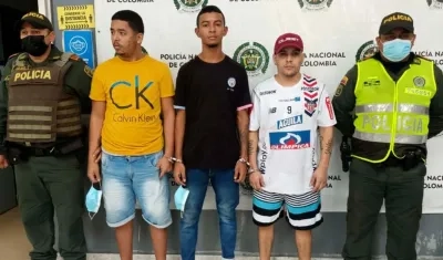 Los tres reclusos recapturados.