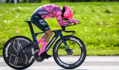 Rigoberto Urán, ciclista colombiano. 