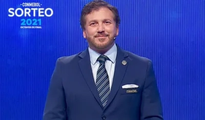 El presidente de la Conmebol, Alejandro Domínguez.