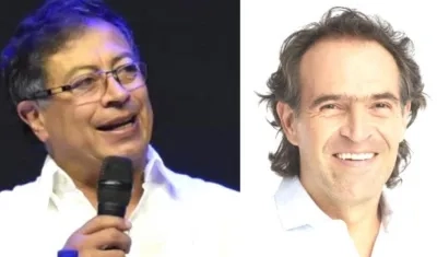 Gustavo Petro y Federico Gutiérrez.