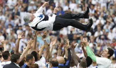 Carlos Ancelotti, técnico del Real Madrid. 