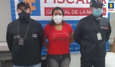 Noralba Vasco, la acusada.