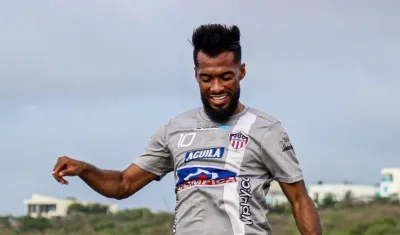 Luis 'Cariaco' González, jugador de Junior. 