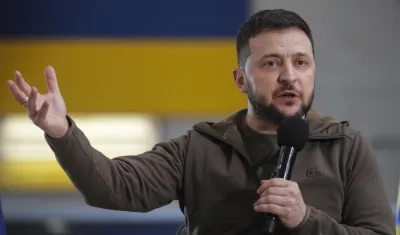 El presidente de Ucrania, Volodímir Zelenski.