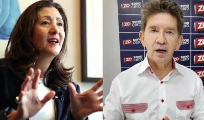 Íngrid Betancourt y Luis Pérez.