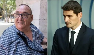 Santos Márquez e Iker Casillas. 