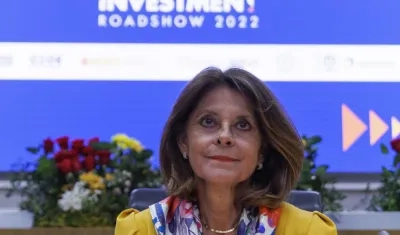La vicepresidenta de Colombia, Marta Lucía Ramírez.