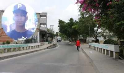 Camilo Rafael González fue asesinado en este sector en inmediaciones de Villa Katanga. 