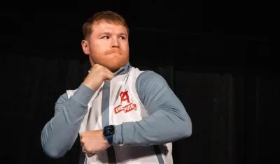 Saúl 'Canelo' Álvarez, boxeador mexicano. 