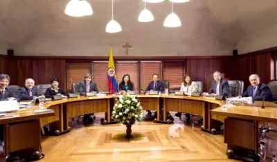 Sala Plena Corte Constitucional.