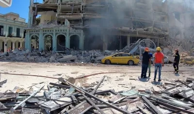 Así quedó el hotel Saratoga.