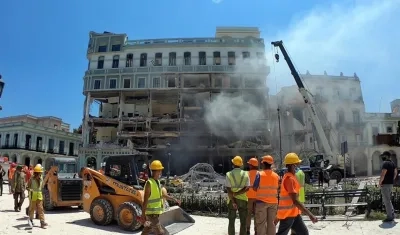 En el momento del siniestro había varios trabajadores del hotel, así como un grupo de directivos reunidos.