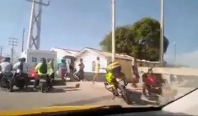 Lugar de los hechos en el barrio Rebolo.