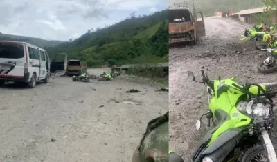 Lugar donde ocurrió el ataque armado. 