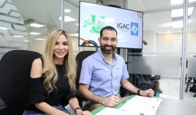 Ana María Aljure y José Rafael Consuegra.