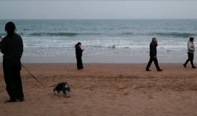 Imagen del mar en una playa de China.