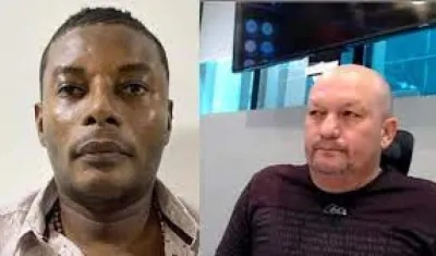 'Matamba' y Milton Libardo Jiménez Arboleda, guardia del Inpec.