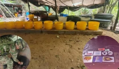 Megalaboratorio del ELN, destruido por el Ejército.