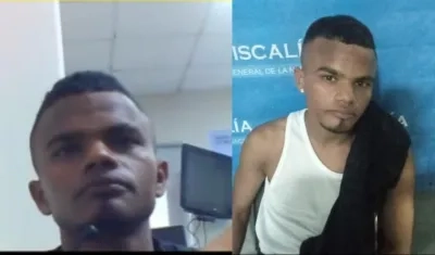 Yul Haner Álvarez tras ser capturado y presentado en audiencia virtual. 