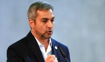 El presidente de Paraguay, Mario Abdo Benítez.