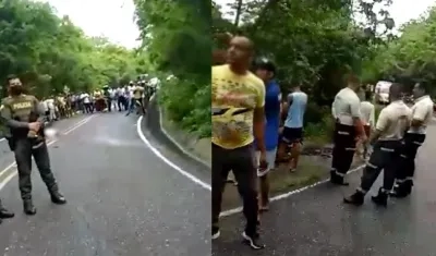 El menor murió en el lugar del accidente. 