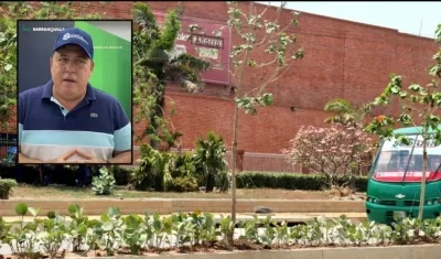 En el recuadro el gerente de la Agencia Distrital de Infraestructura (ADI), Alberto Salah. 