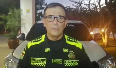 Director de la Policía, general Jorge Luis Vargas.